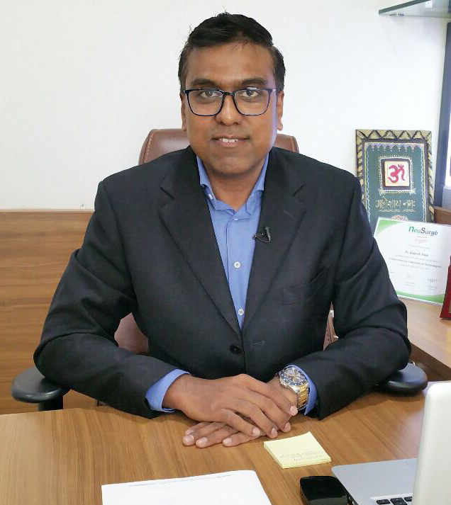 Dr. Kalpesh Shah Senior Consultant Neurosurgeon & Neurointerventionist at Zydus Hospital, Ahmedabad